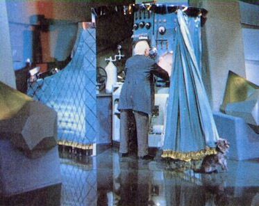 Technically, this is where the yellow brick road leads to The Wizard of Oz behind the curtain