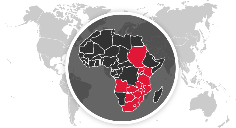 You could consider donating to this charity too! world bicycle relief map of africa